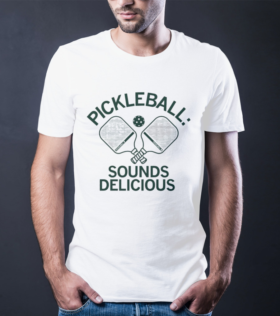 Pickleball Paddle Enthusiasts Find The Sport Delicious T-Shirt