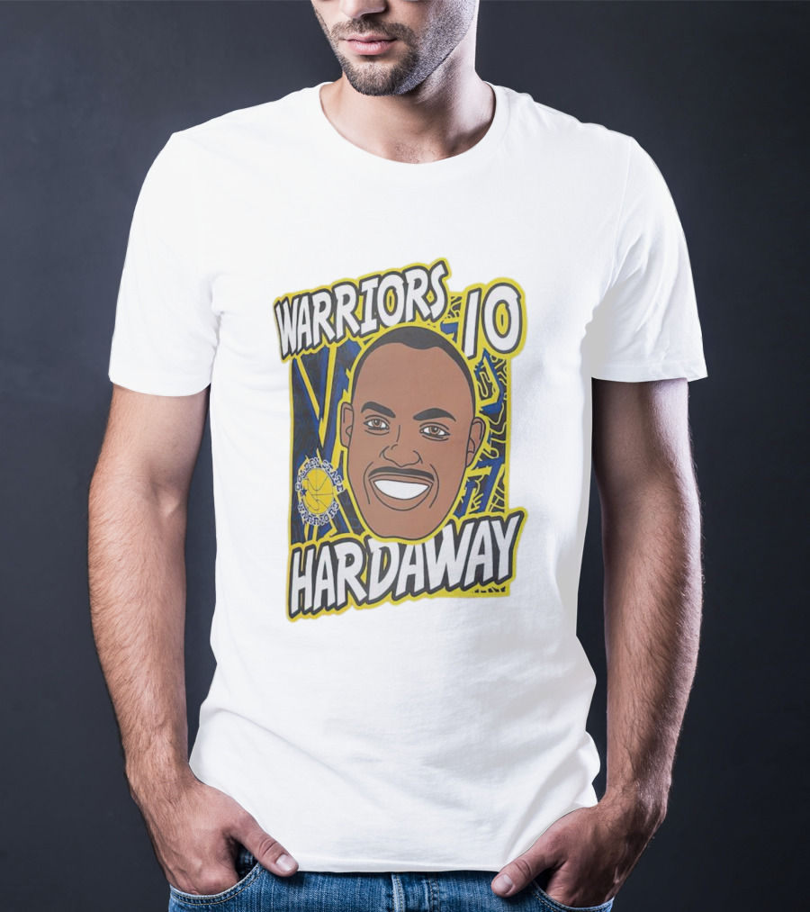 Warriors 10 Hardaway Golden State Cartoon T-Shirt