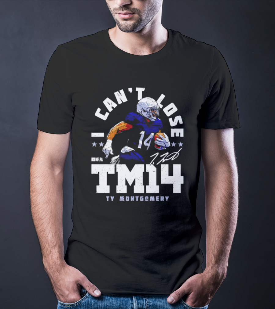 Can't Lose Ty Montgomery TM14 Signature NFLPA T-Shirt