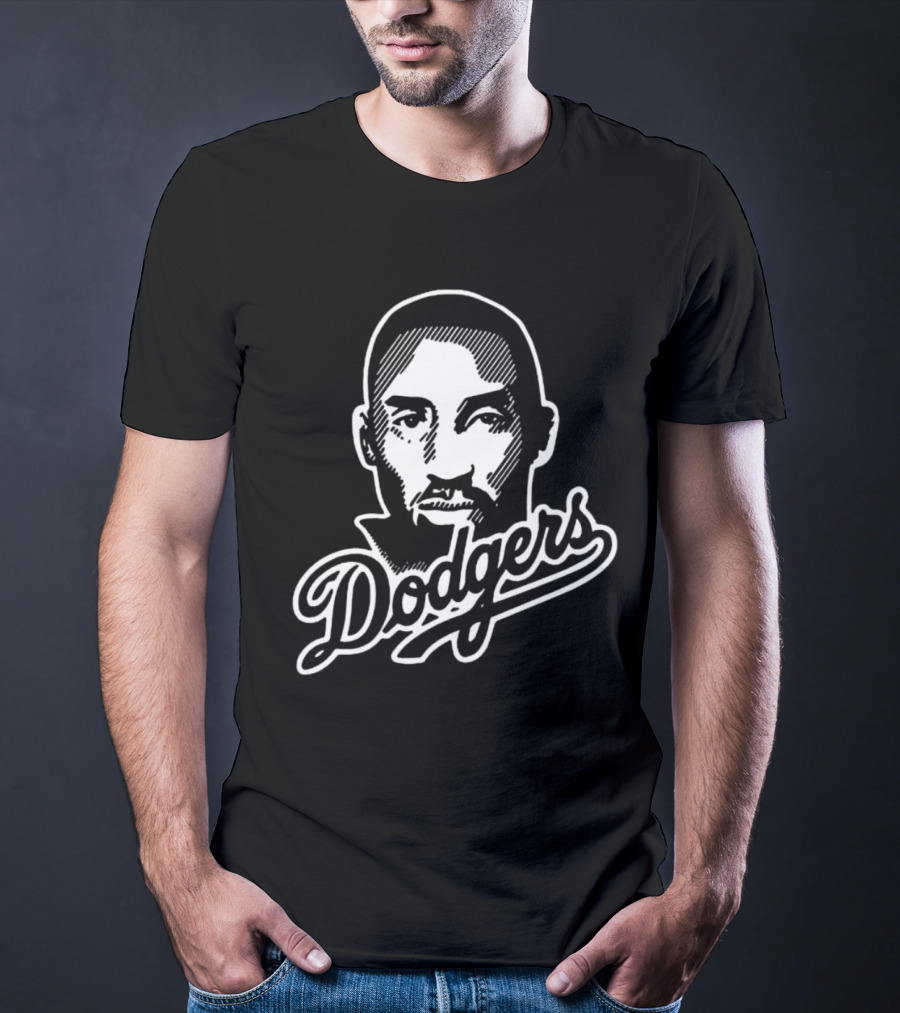 Kobe Bryant Dodgers Face T-Shirt