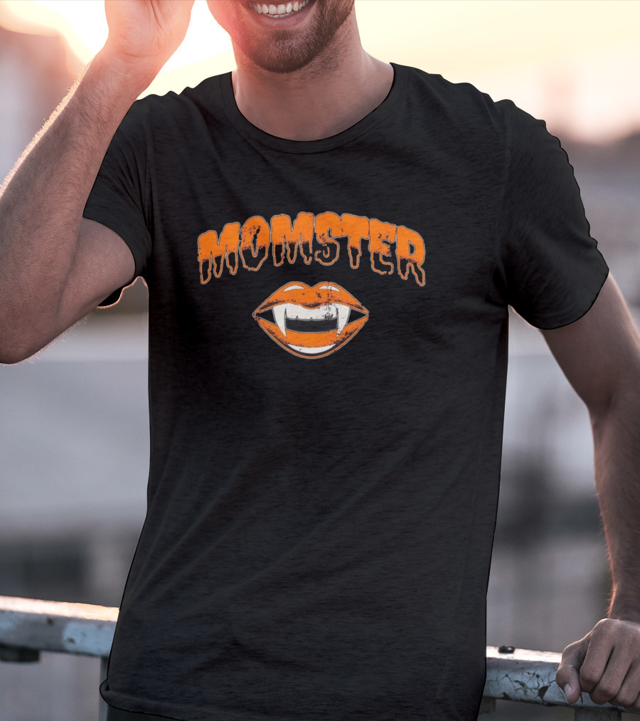 Momster Vampire Lips Halloween Fang T-Shirt