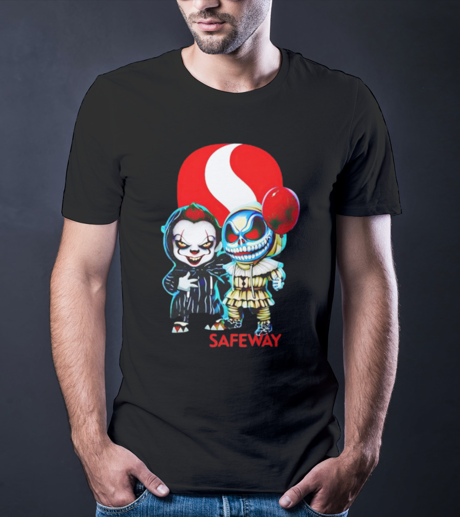 Pennywise Jack Skellington Safeway Halloween Combo T-Shirt