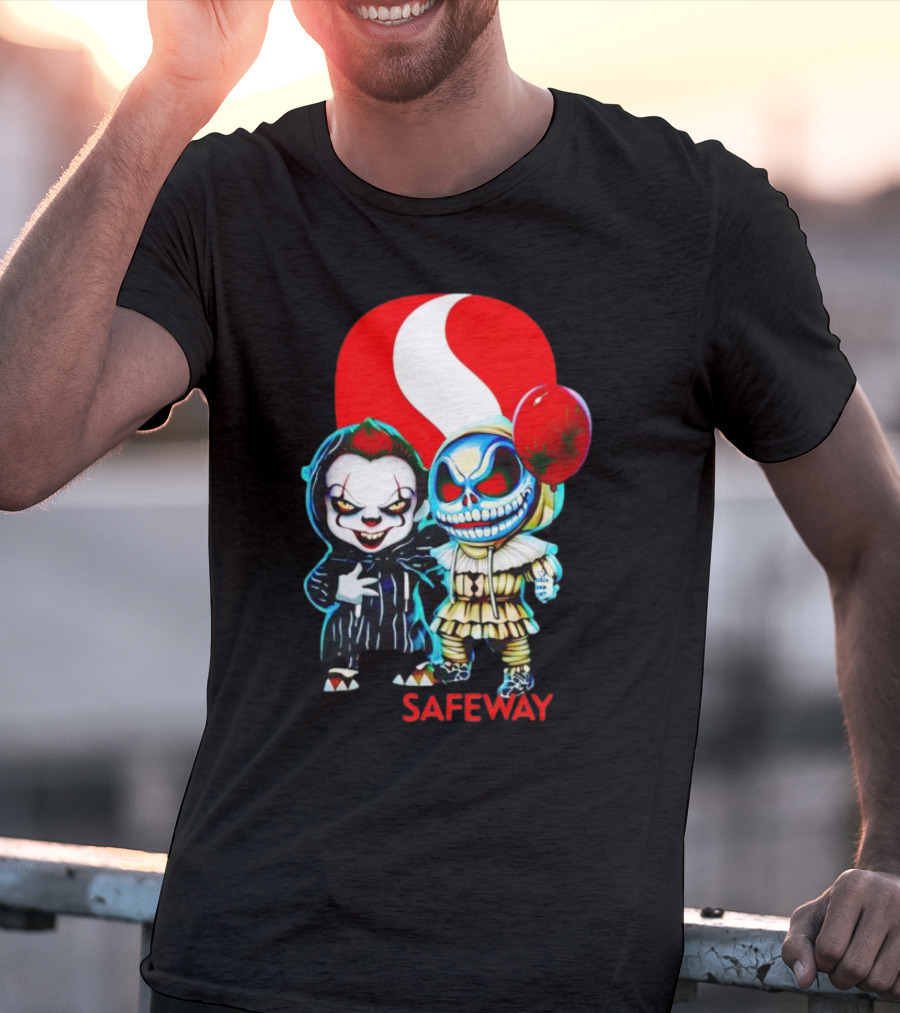 Pennywise Jack Skellington Safeway Halloween Combo T-Shirt