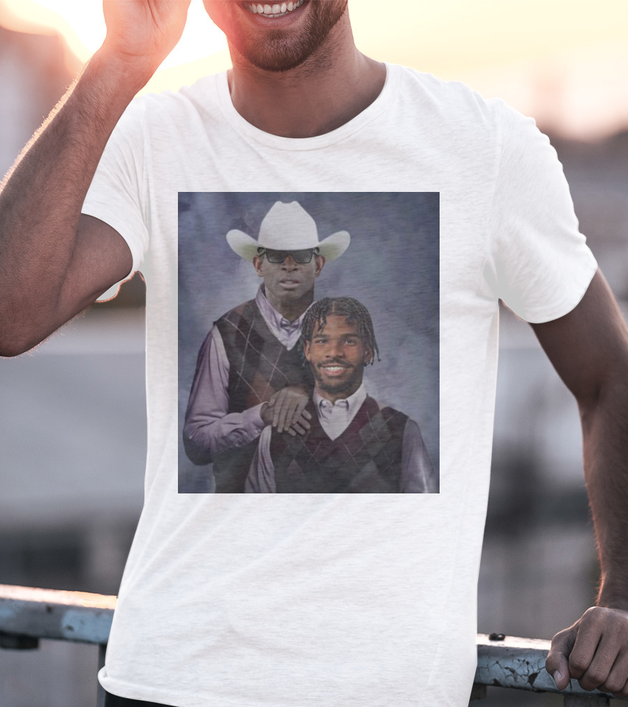 Deion Sanders And Shedeur Sanders Step Brothers Cowpoke T-Shirt
