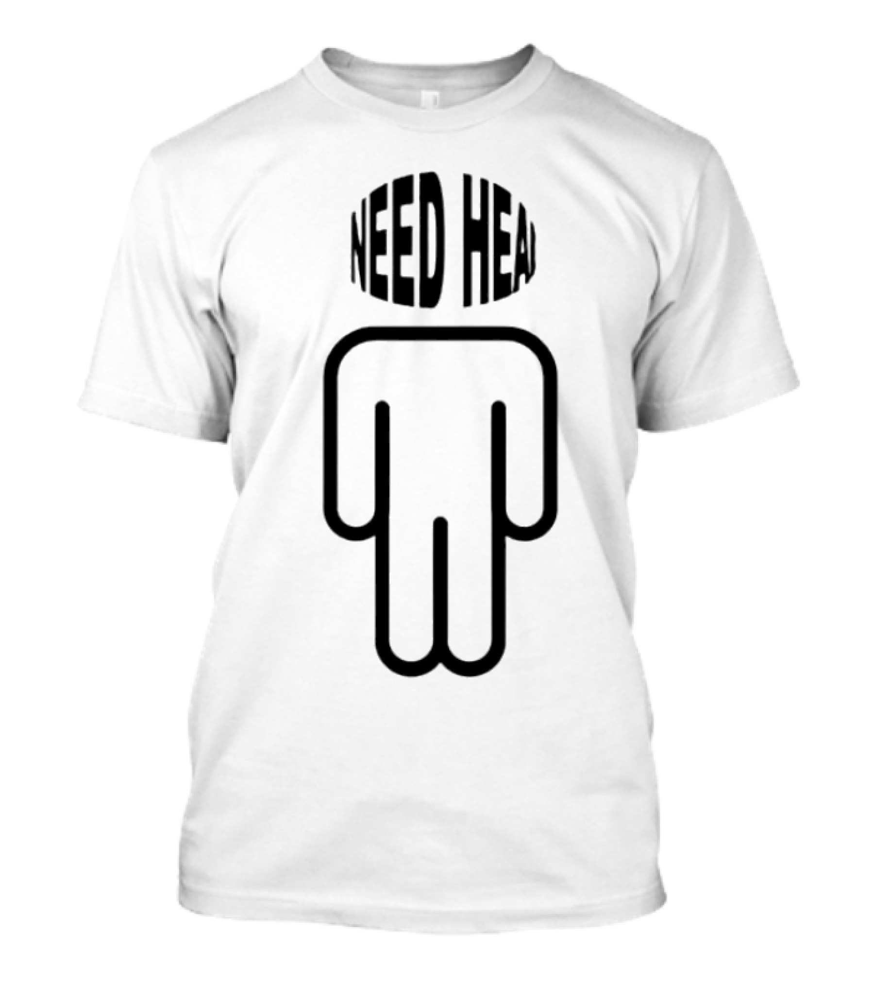 NEED HEAD Minimalist Figure T-Shirt