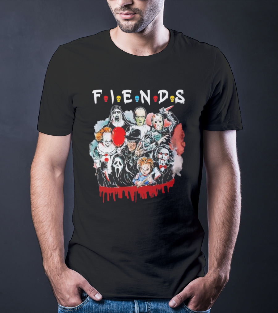 FIENDS Horror Characters Friends T-Shirt