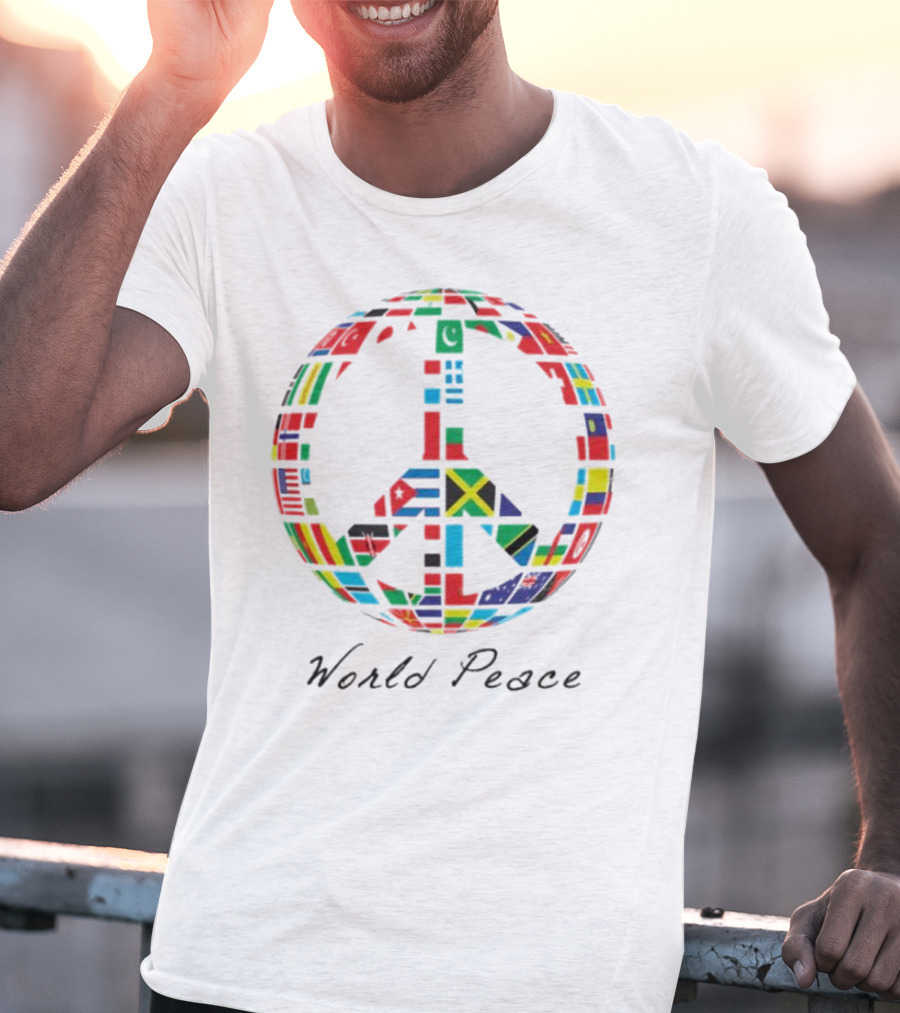 World Peace International Flags Peace T-Shirt
