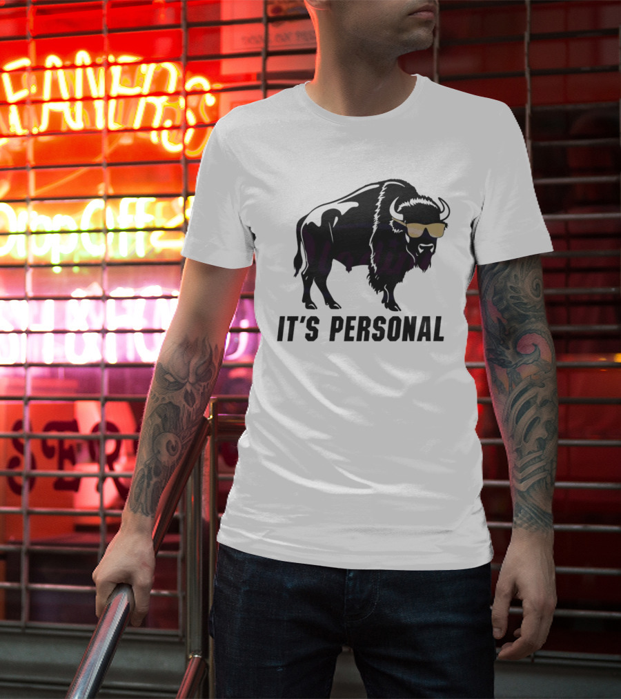 Colorado Buffaloes It's Personal Buffalo With Sunglasses T-Shirt