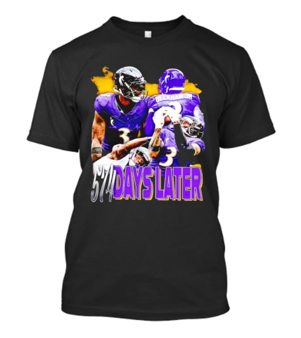 Beckham Jr 574 Days Later Ravens Football Return T-Shirt