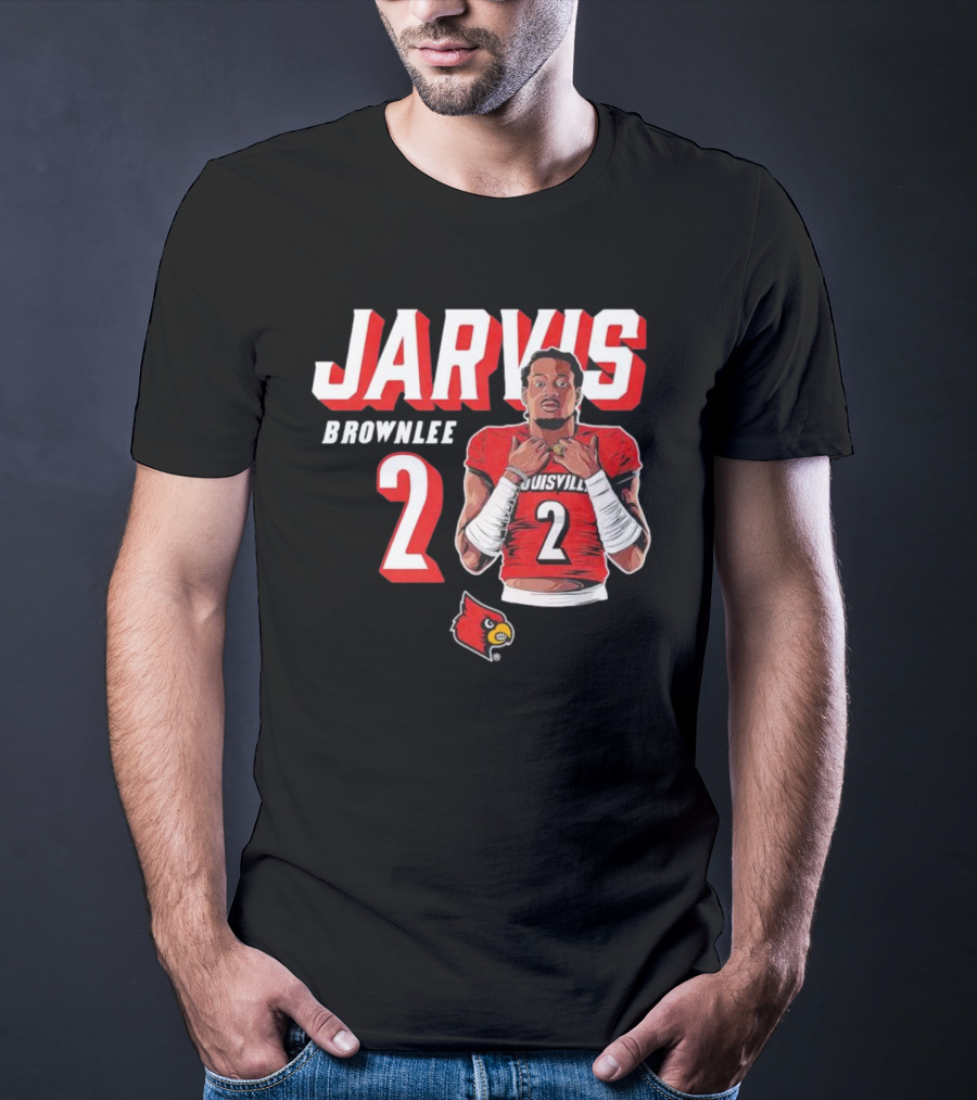 Jarvis Brownlee Louisville Cardinals Number 2 T-Shirt