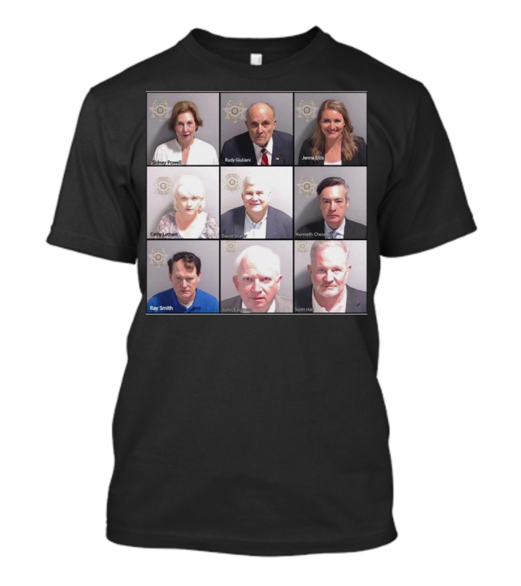 Sidney Powell Rudy Giuliani Jenna Ellis Mugshots T-Shirt