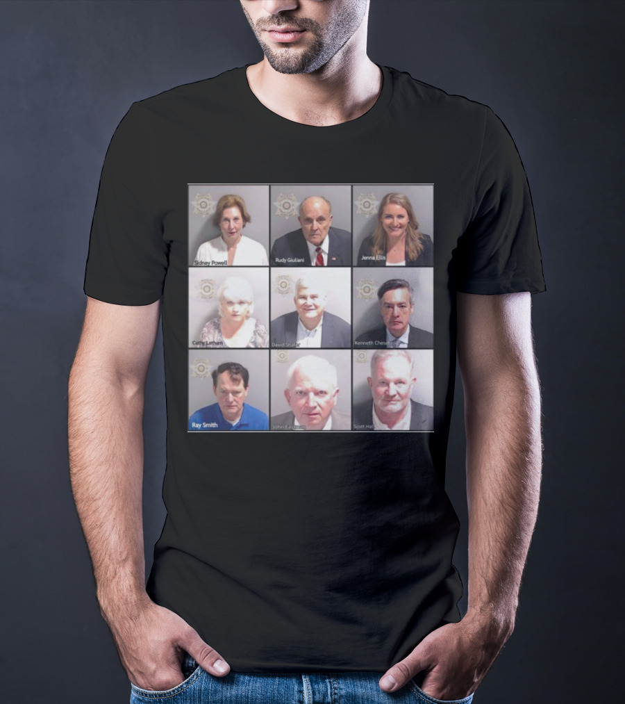 Sidney Powell Rudy Giuliani Jenna Ellis Mugshots T-Shirt