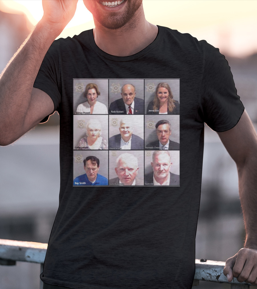 Sidney Powell Rudy Giuliani Jenna Ellis Mugshots T-Shirt