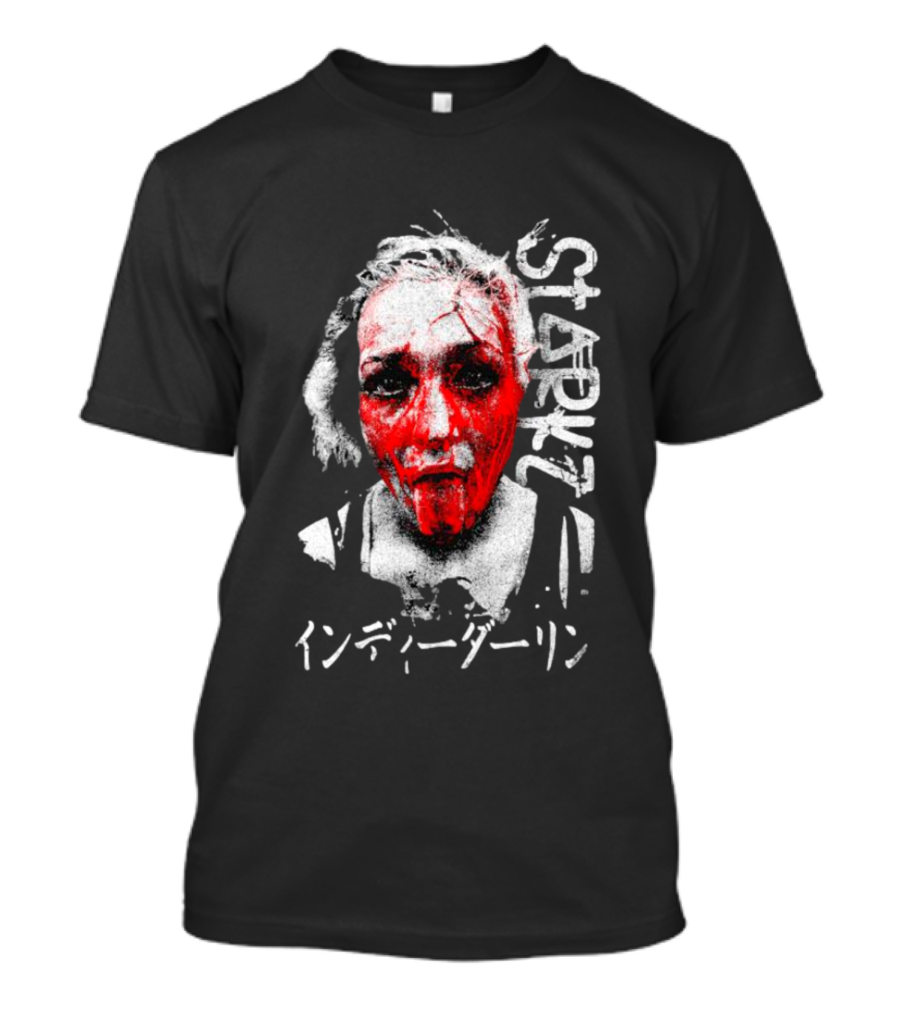 Billie Starkz Blood Red Face Indy Darling Starkz T-Shirt
