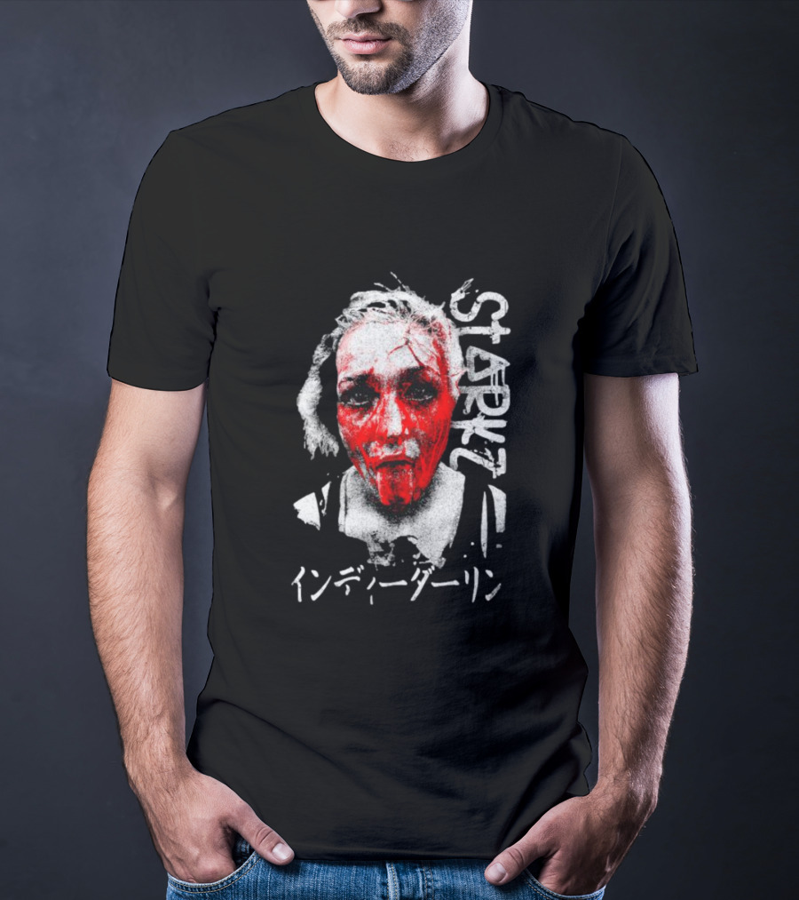 Billie Starkz Blood Red Face Indy Darling Starkz T-Shirt