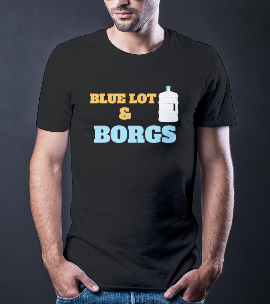 Blue Lot And Borgs Party Gallon T-Shirt
