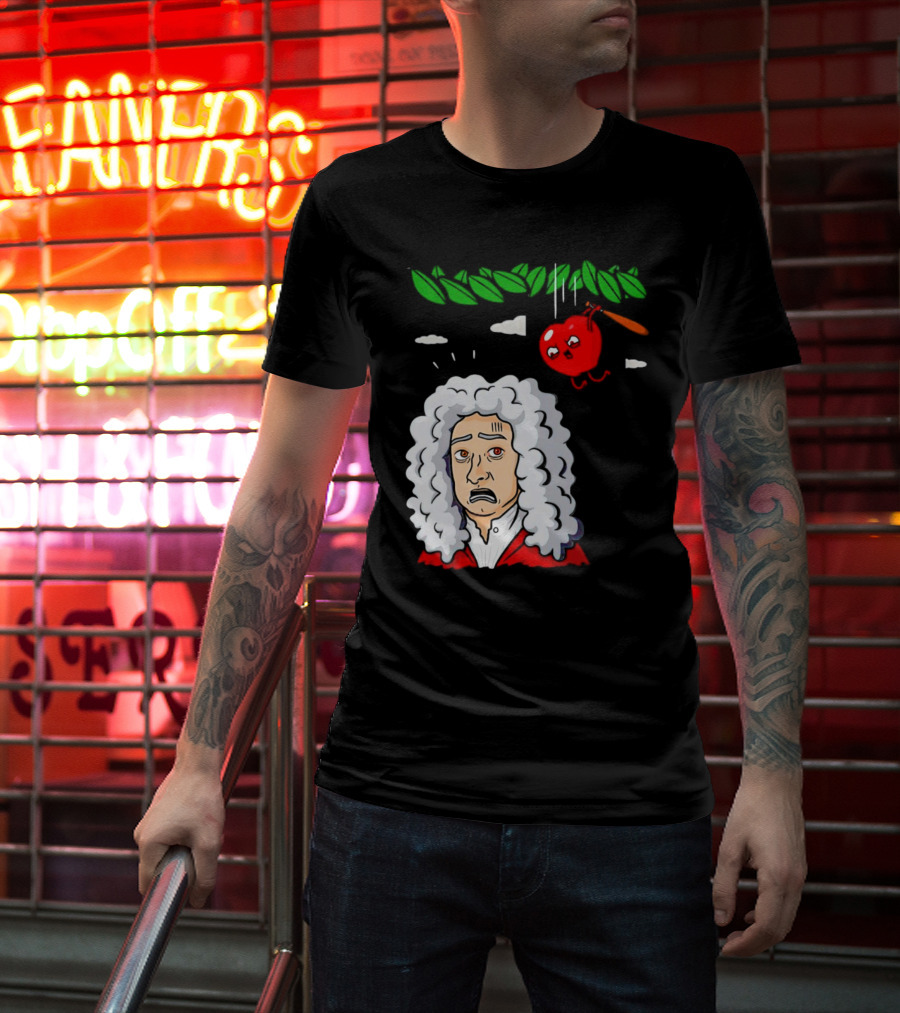Extreme Gravity Apple Falling On Newton T-Shirt