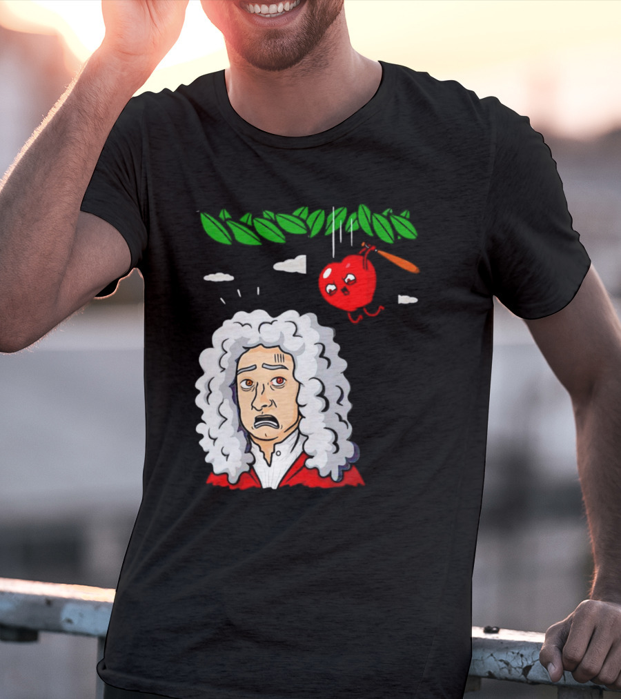 Extreme Gravity Apple Falling On Newton T-Shirt