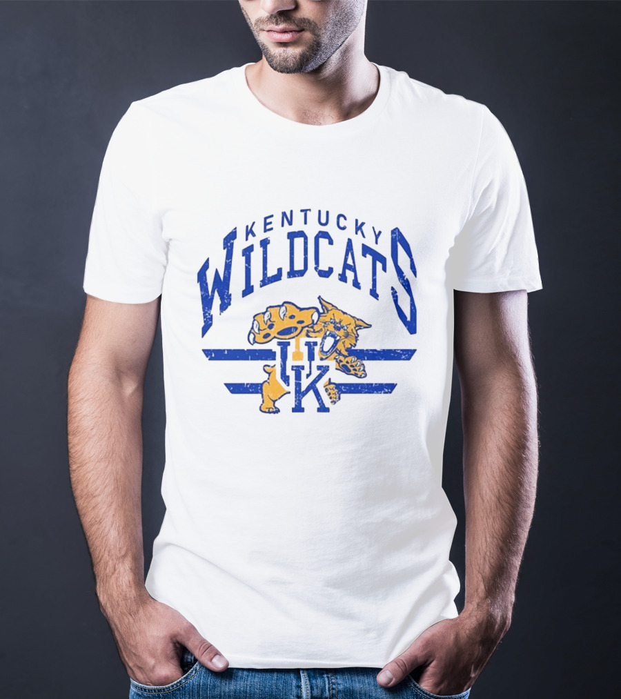 Kentucky Wildcats Vintage UK Logo Retro Wildcat T-Shirt