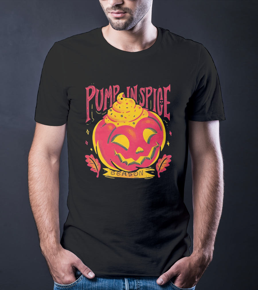 Pumpkin Spice Season Jack-O'-Lantern T-Shirt