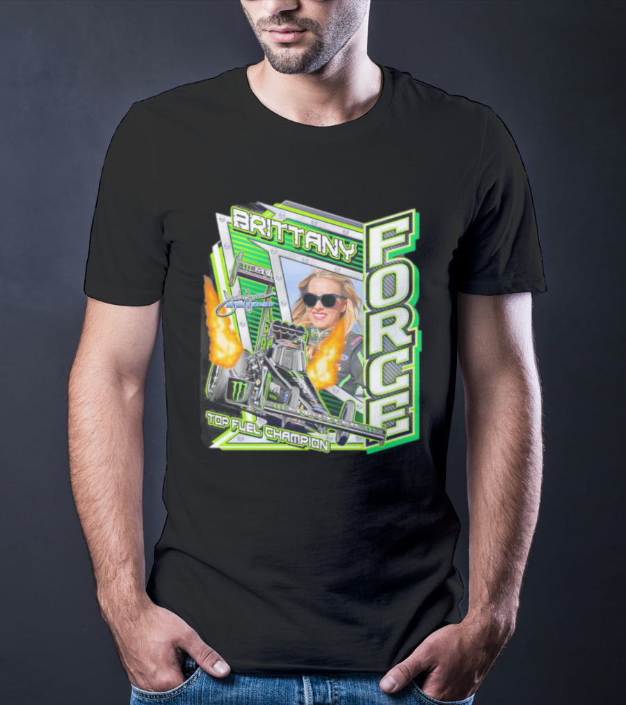 Brittany Force Top Fuel Champion Signature Racing T-Shirt