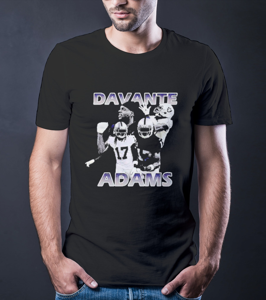 Davante Adams Raiders Football Collage 17 T-Shirt
