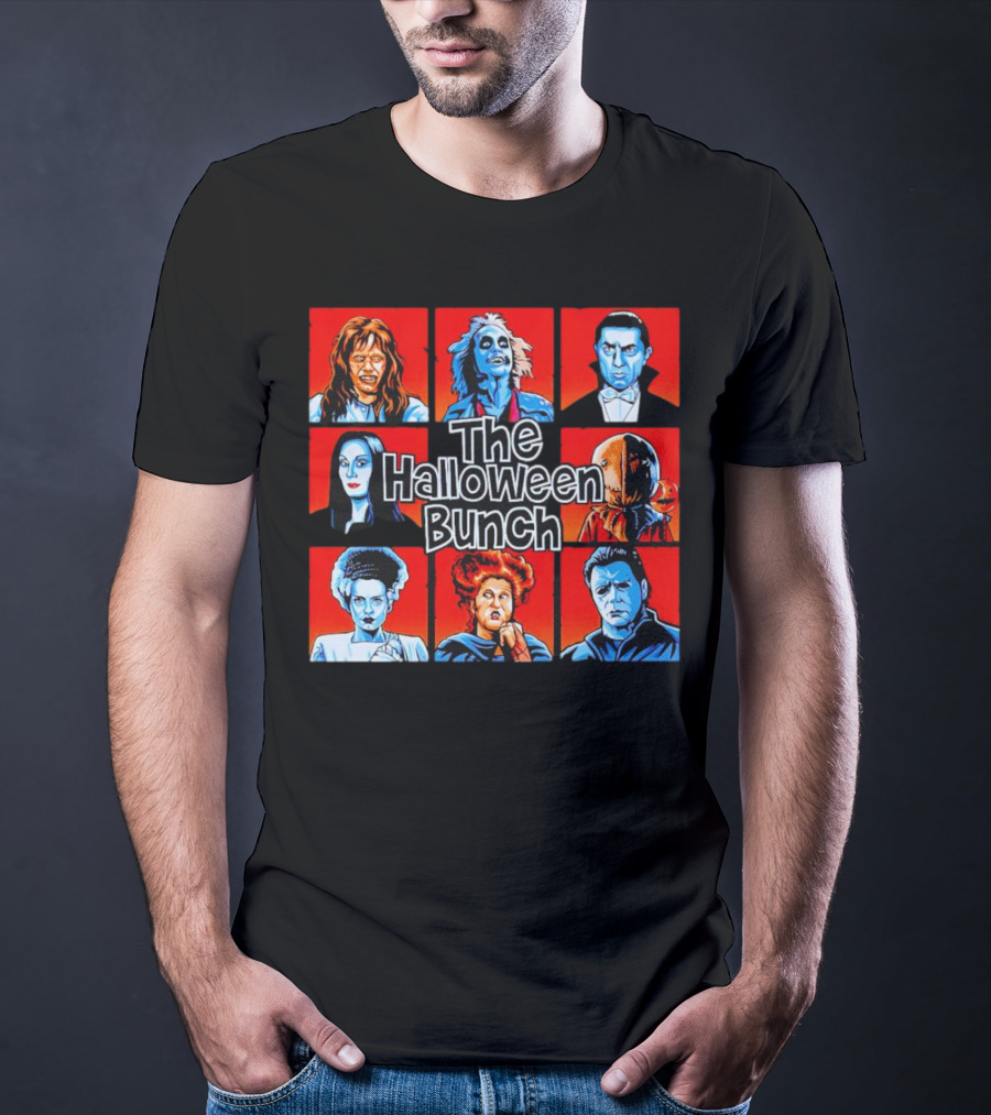 The Halloween Bunch Horror Icons Collage T-Shirt