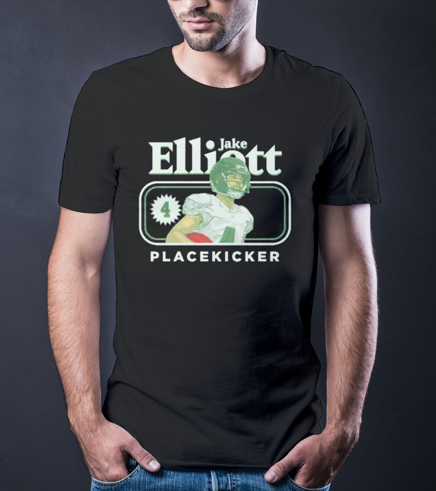 Jake Elliott 4 Philadelphia Placekicker T-Shirt