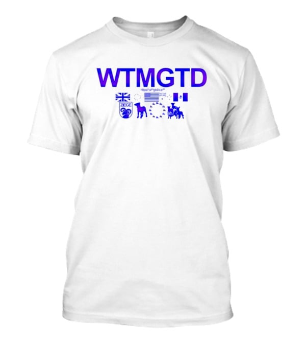 WTMGTD UK US EU Horse Donkey Flags ZEGE T-Shirt