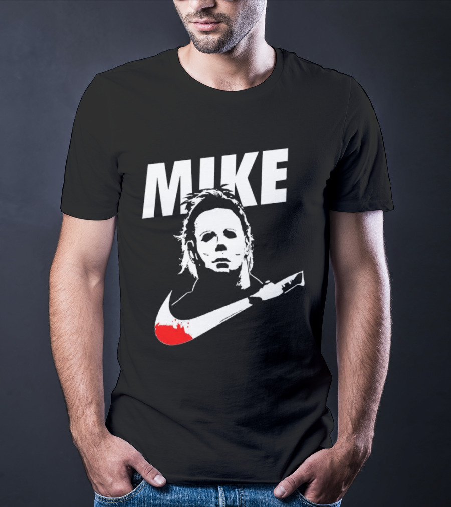 Mike Michael Myers Halloween Knife Swoosh T-Shirt