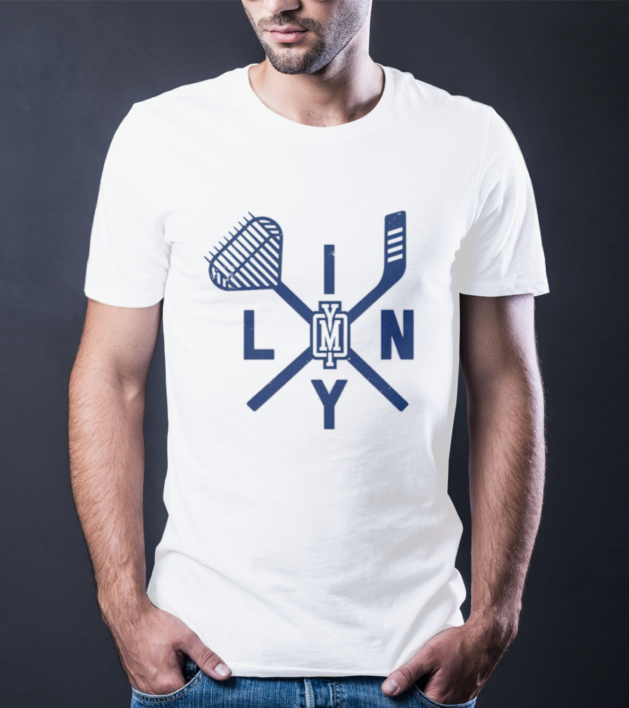 LINY VM Clam Rake Hockey Crossed Sticks T-Shirt