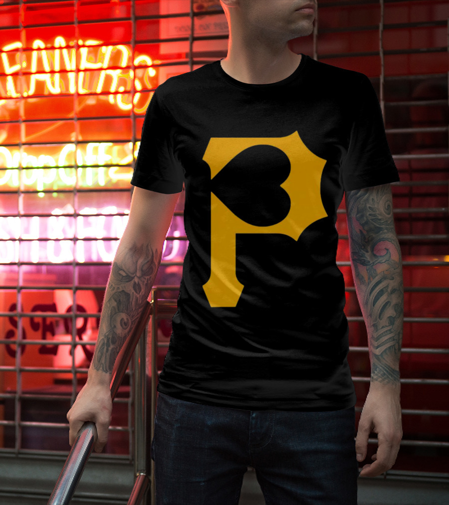 Heart Of Pittsburgh Pirates 'P' T-Shirt