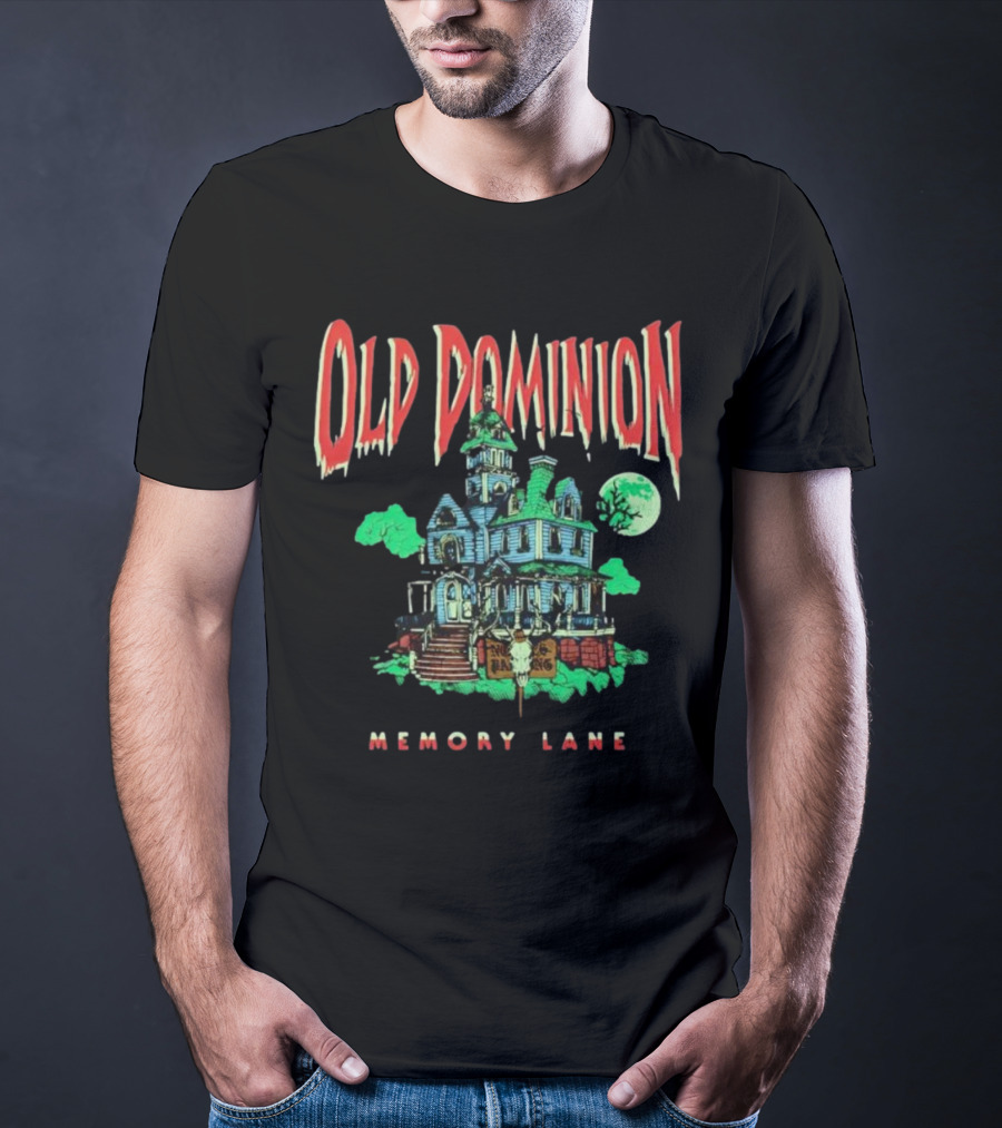 Old Dominion Memory Lane Haunted House Halloween T-Shirt