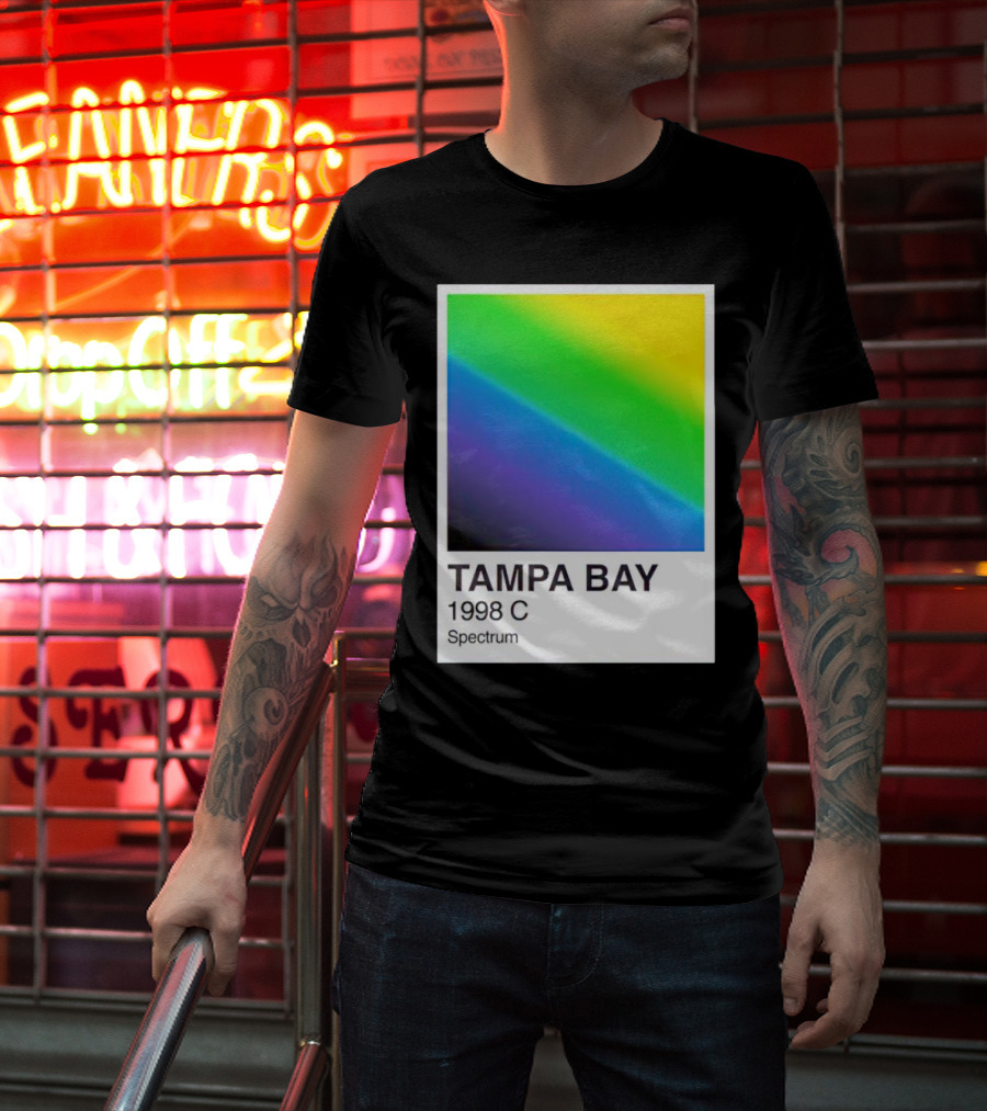 Tampa Bay 1998 C Spectrum Rainbow Gradient T-Shirt