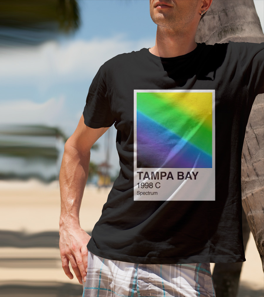 Tampa Bay 1998 C Spectrum Rainbow Gradient T-Shirt