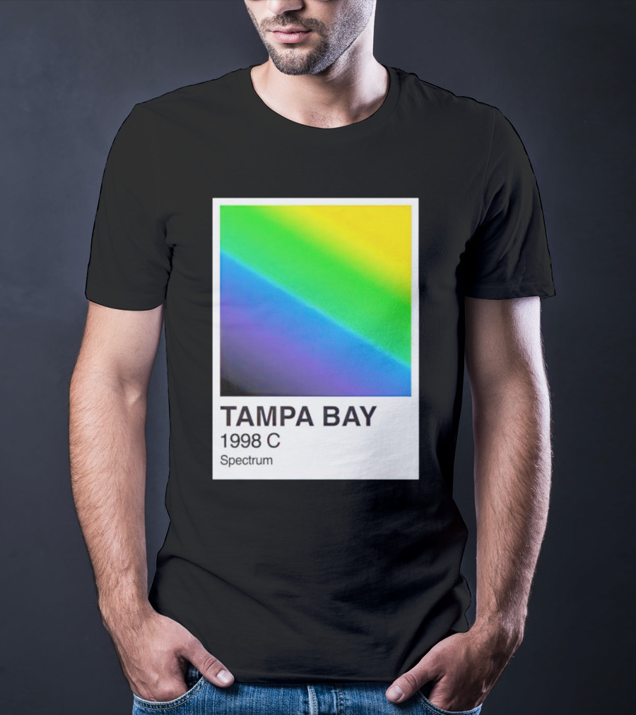 Tampa Bay 1998 C Spectrum Rainbow Gradient T-Shirt