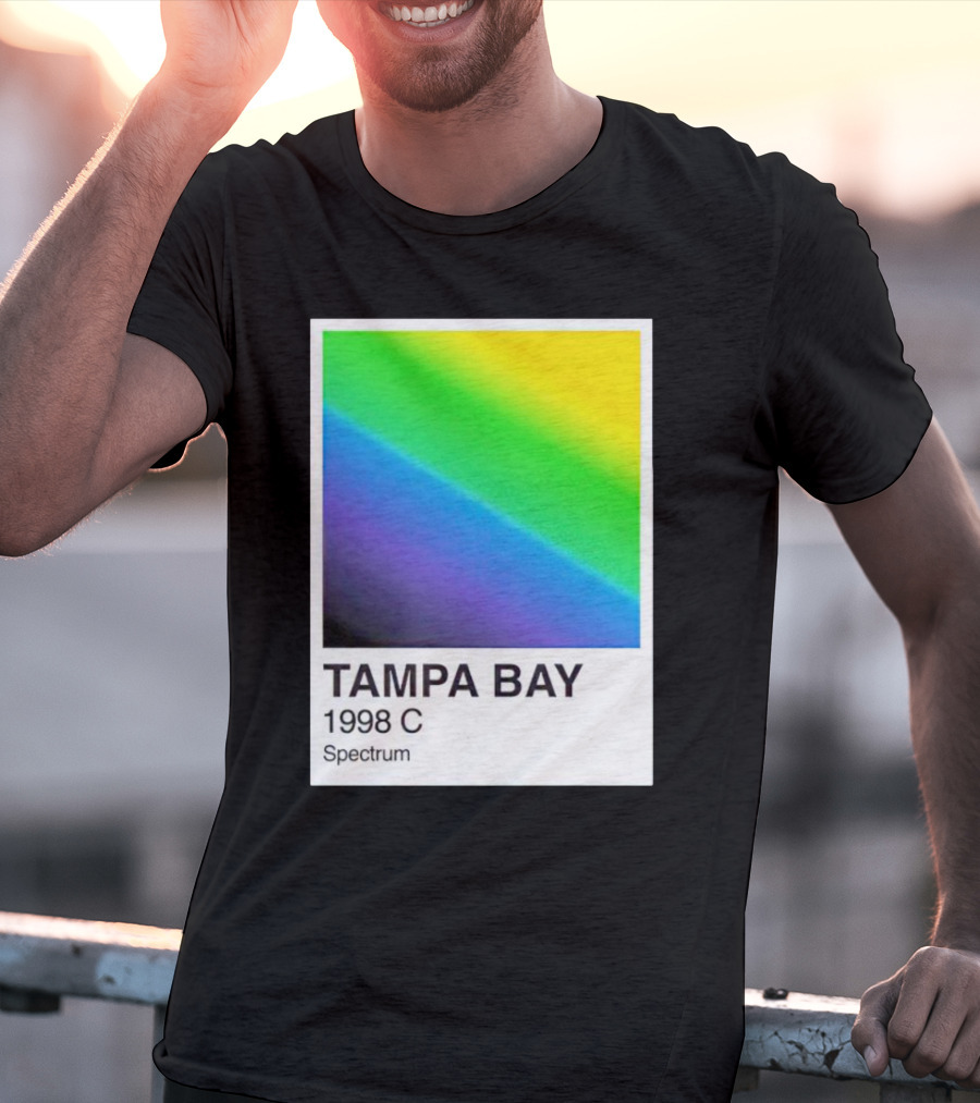 Tampa Bay 1998 C Spectrum Rainbow Gradient T-Shirt