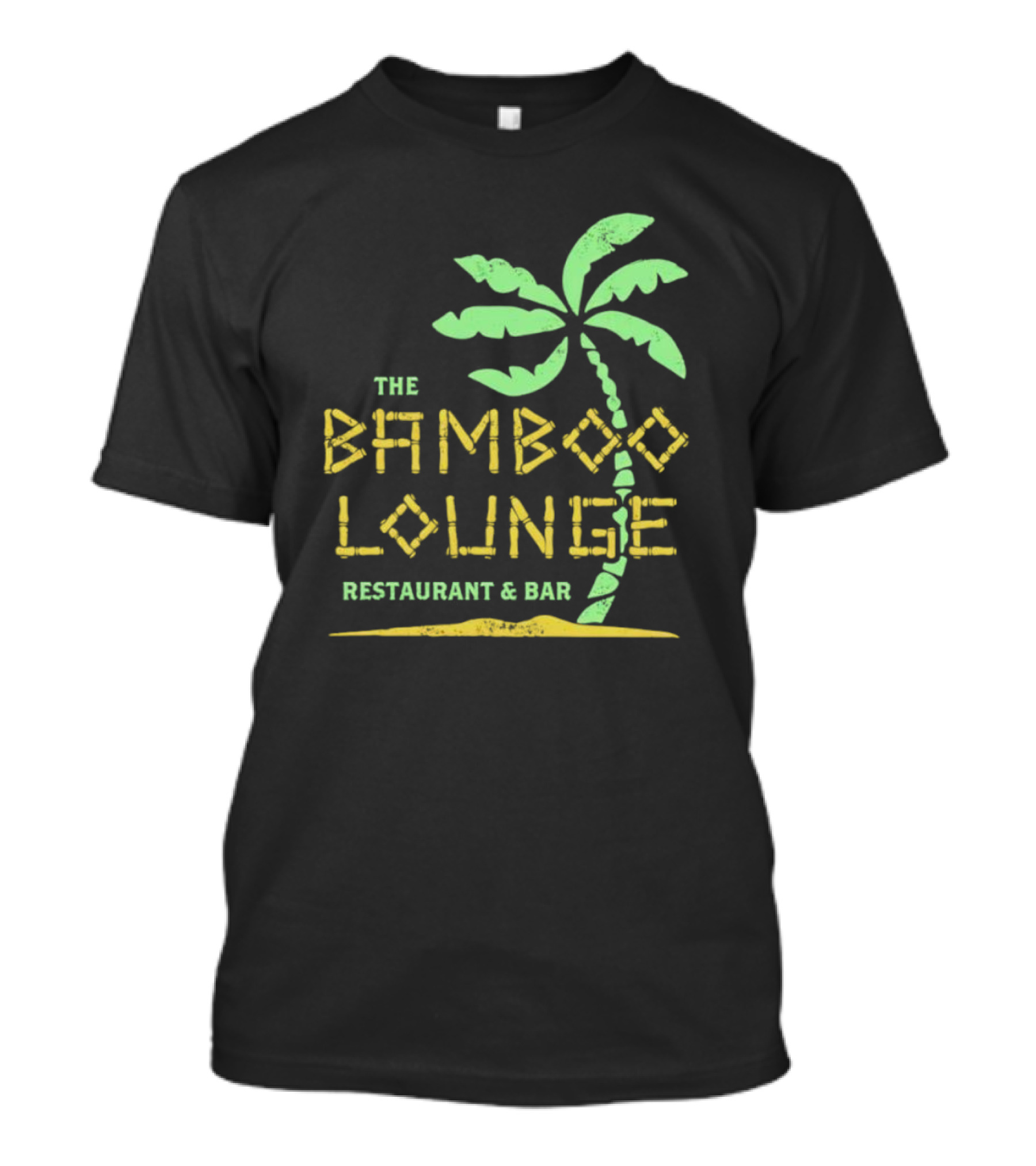 The Bamboo Lounge Restaurant And Bar Palm Tree T-Shirt