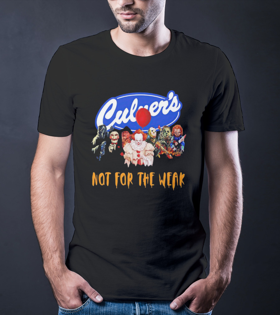 Culver’s Horror Movies Icons Not For The Weak Halloween T-Shirt