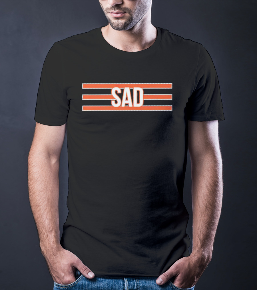 Chicago Bears Sad NFL Football Fan Irony And Disappointment T-Shirt