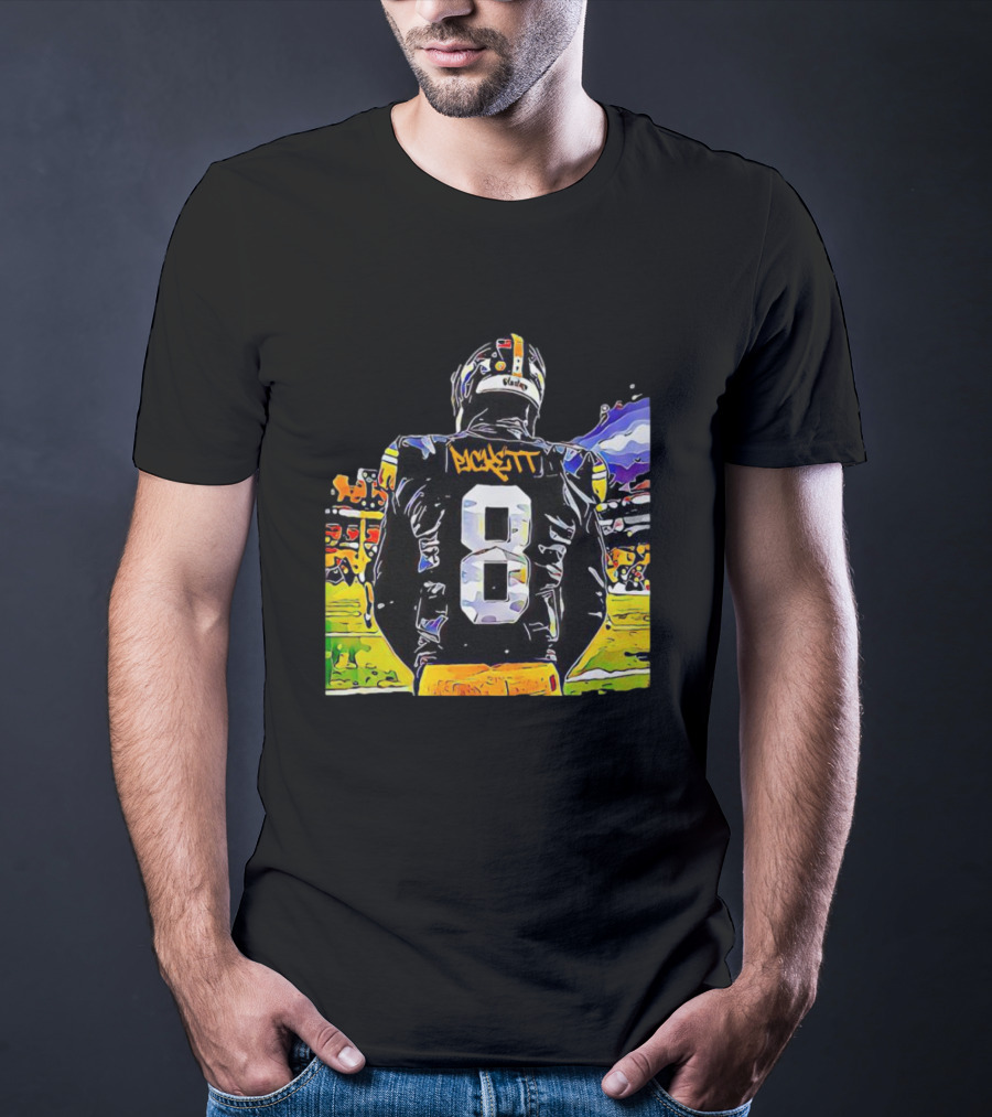 Kenny Pickett Number 8 Football Celebration Steelers T-Shirt