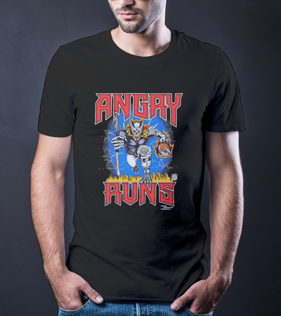 Kyle Brandt Angry Runs Good Morning Football NFL T-Shirt