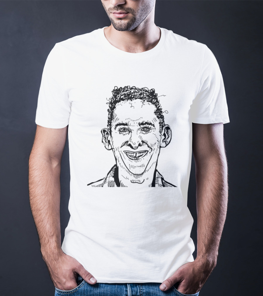 Richard Hanania Drawn Line Art Sketch T-Shirt