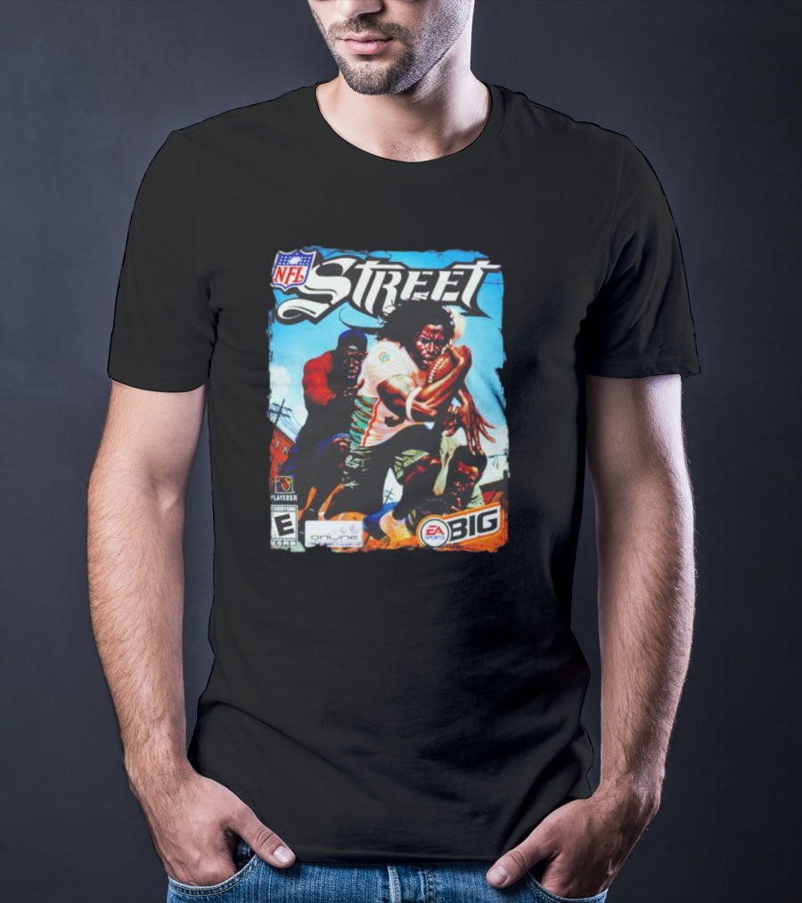 NFL Street EA Sports Big PlayStation 2 Game Cover T-Shirt