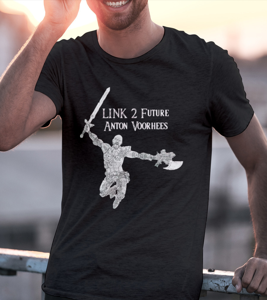 TriBorg Link 2 Future Anton Voorhees Sword And Axe Warrior T-Shirt