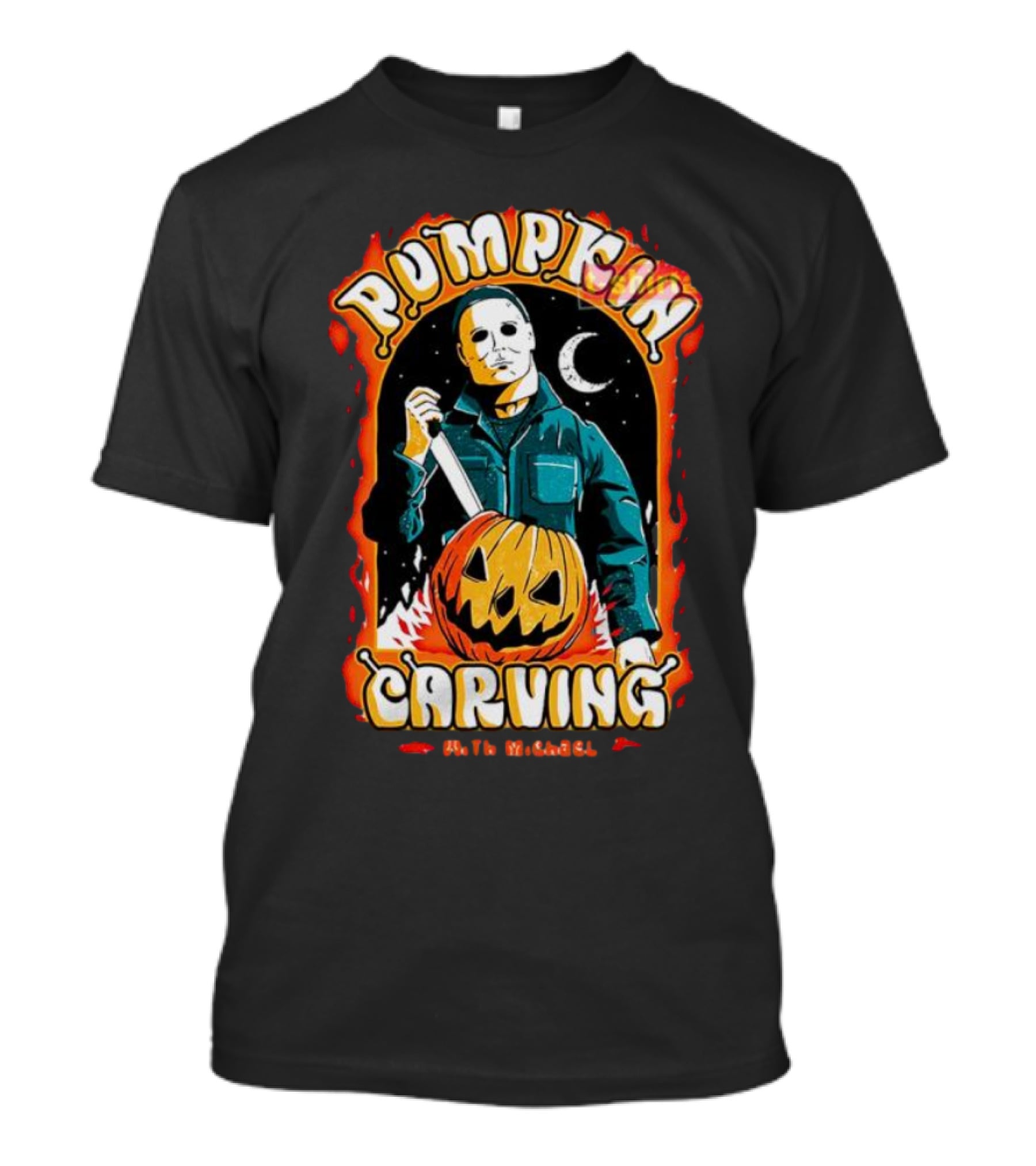Michael Myers Halloween Pumpkin Carving T-Shirt
