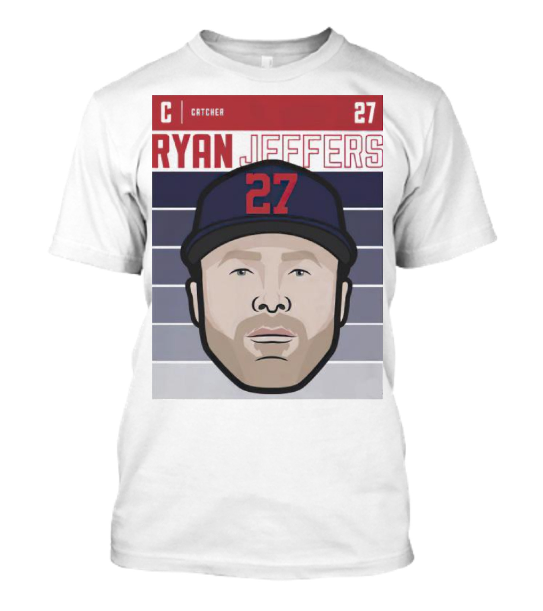 Ryan Jeffers C Catcher 27 Minnesota Twins T-Shirt