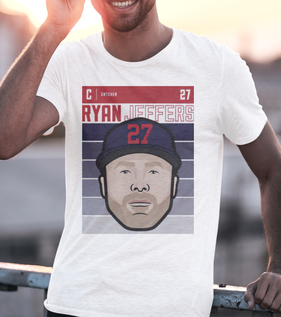Ryan Jeffers C Catcher 27 Minnesota Twins T-Shirt