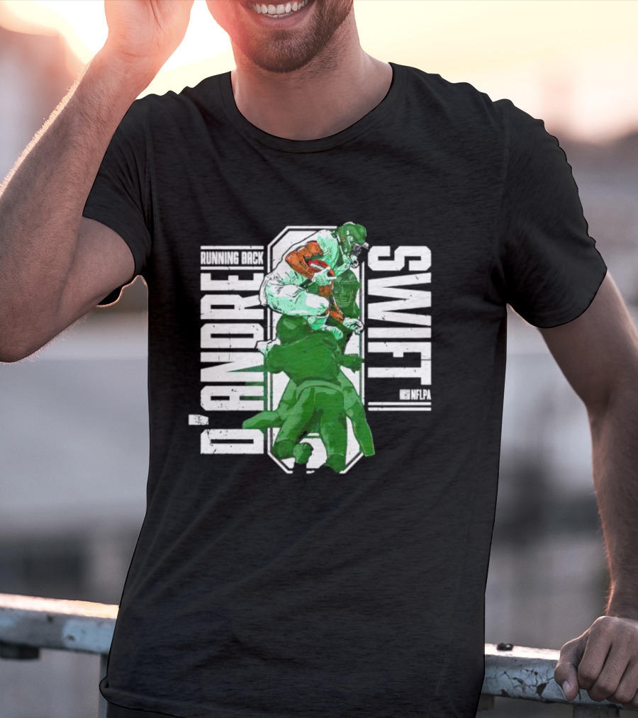 D’Andre Swift NFLPA Philadelphia Running Back Hurdle T-Shirt
