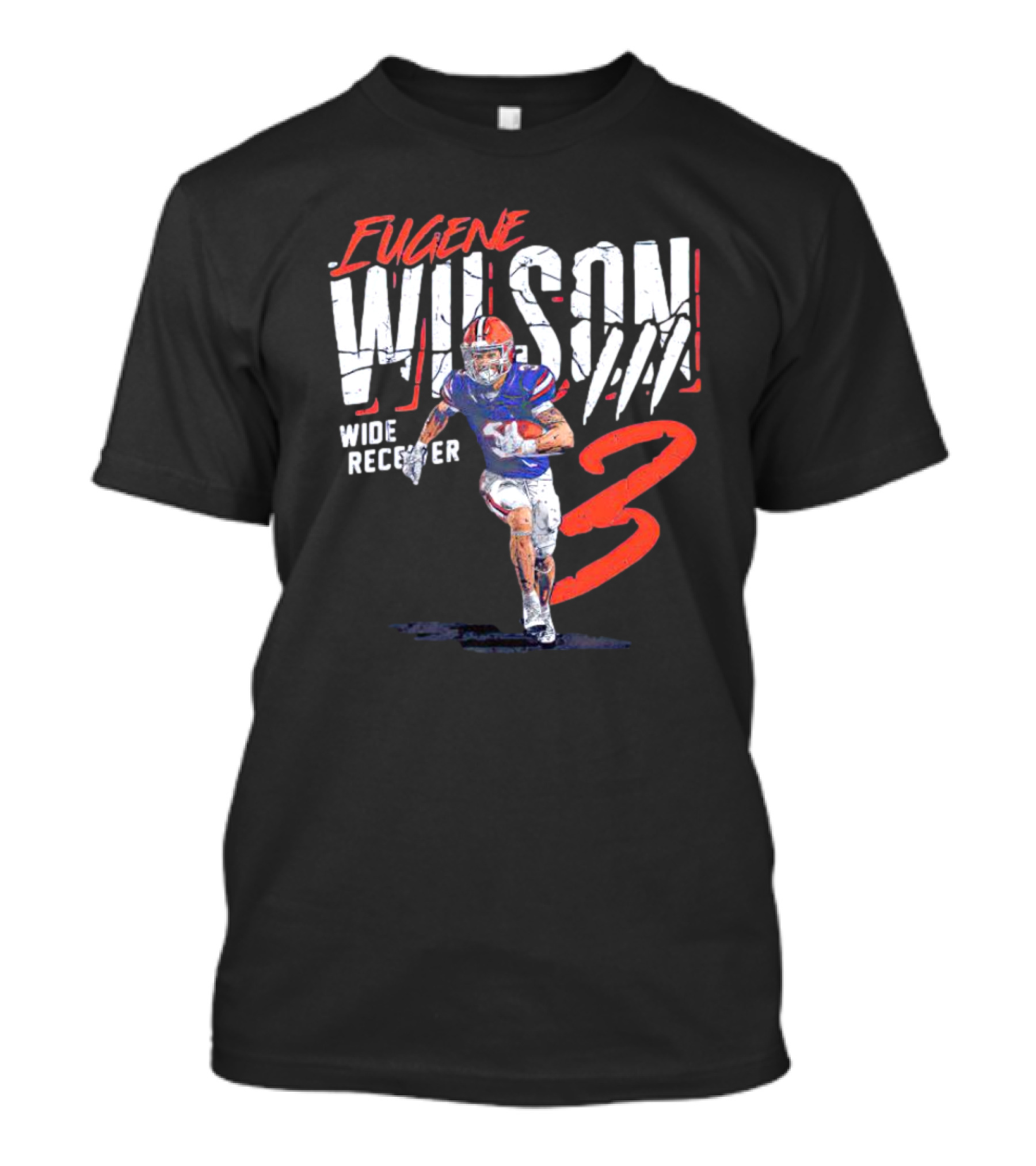 Eugene Wilson Wide Receiver 3 Football Player T-Shirt